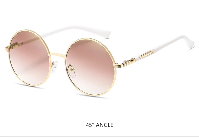 best sunglasses for big nose BOYSEEN Vintage Round Sunglasses Women Reflective Sun glasses Female Women's Shades Brand Designer lunette de soleil UV400 601 designer sunglasses for women