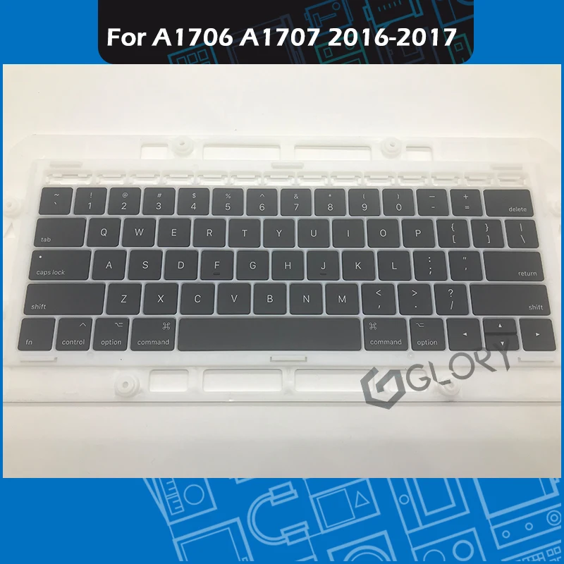 Ноутбук A1706 A1707, колпачки для ключей с американской раскладкой для Macbook Pro retina 1" 15", сенсорная панель, крышка для ключей, полный комплект, замена года