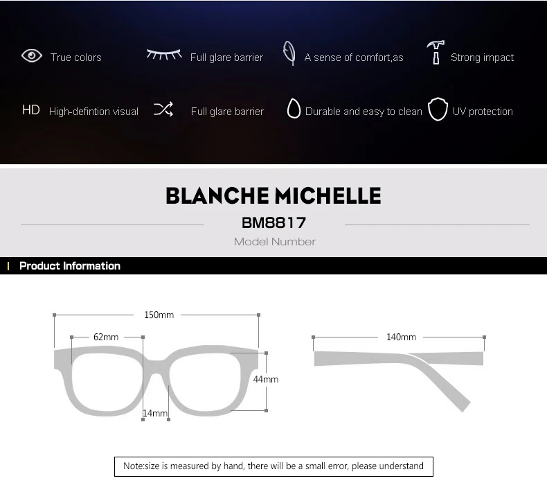 Бланш Michelle прямоугольные поляризованные солнцезащитные очки мужские UV400 высокого качества Роскошные брендовые солнцезащитные очки мужские для вождения для мужчин oculos