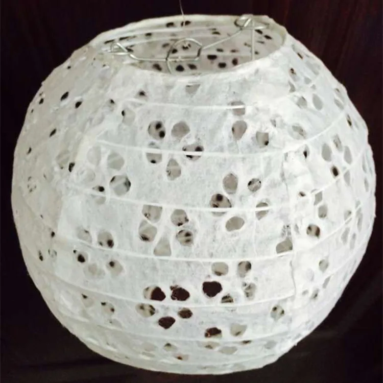

4/6/8/10/12/14/16inch White Hollow Round Paper Lantern Ball Festival Supplies Chinese Paper Lantern Wedding Party Decoration DIY