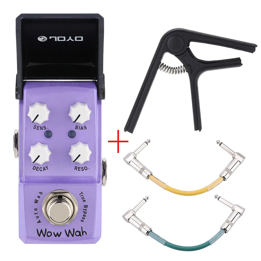 JOYO JF 322 Wow Wah Auto Mini педаль эффектов для электрогитары с защитной ручкой True Bypass| |