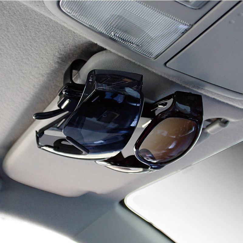 

Car Visor Spectacles Sunglass Eye Glasses Ticket Receipt Card Holder Storage Clip Stand Shelves Mount Car styling accessories