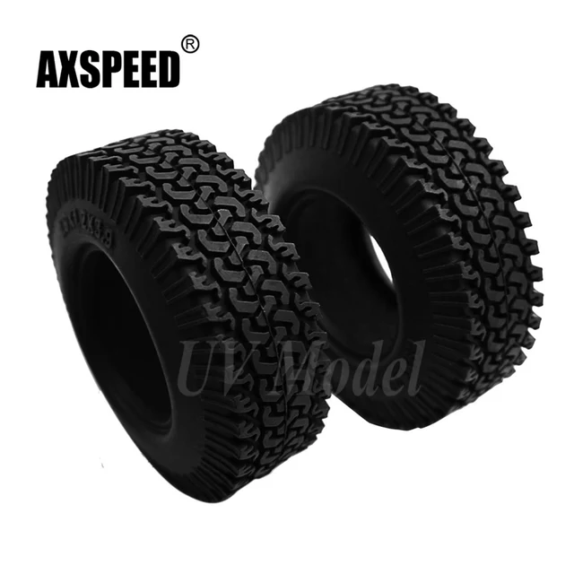 Best Offers 1Pcs RC 1:10 Beadlock Wheels Tire Crawler 1.9 Inch Crawler Tire 98mm Wheel Axial Crawler For Tamiya Truck F350 RC4WD Axial