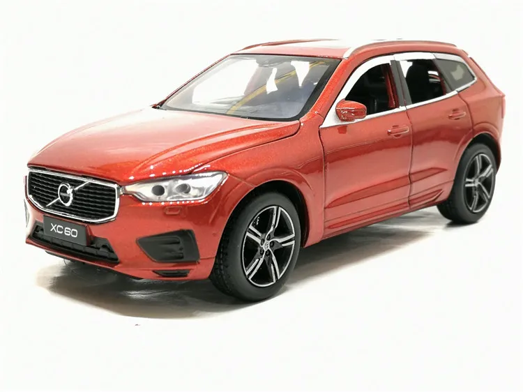 1:32 VOLVO XC60 внедорожник Внедорожник Металлический Игрушечный Автомобиль со звуком светильник оттягивающийся автомобиль детские игрушки подарки - Цвет: C