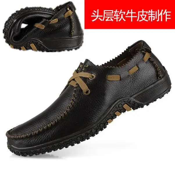 

Free shipping new 2016 hot cakes Brands leather Casual shoes Business shoes cushioning men outdoor Fashion men shoes 558