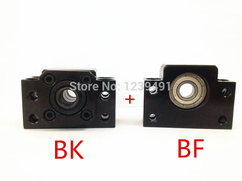 

1set BK15 Fixed end support + 1pcs BF15 floated end support for SFU1605/1610 Ballscrew CNC Linear X Y Z