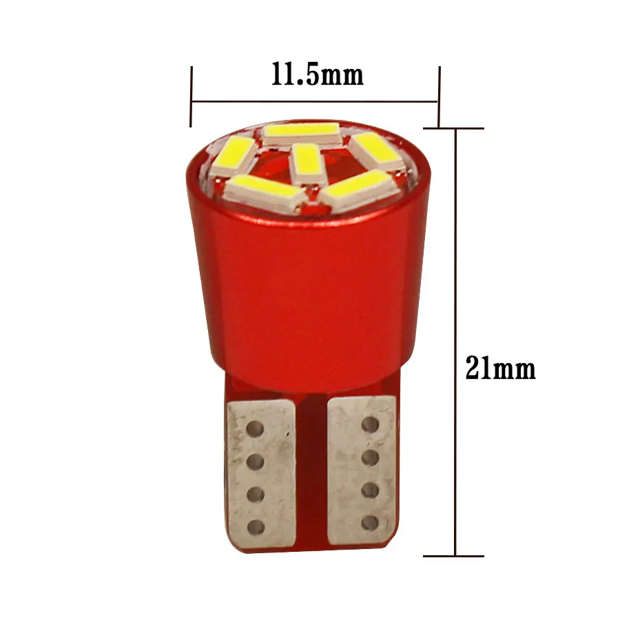 YCCPAUTO T10 светодиодный светильник 194 W5W белый 4014 Cree Клиренс автомобильный s лампа