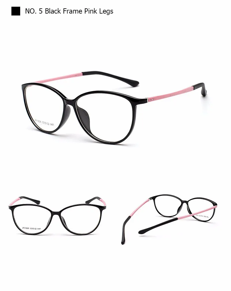 Для женщин Оправы для очков супер легкий TR90 оптические очки кадр для Для женщин степень очки оправы