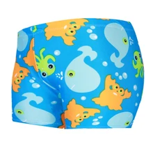 Новая одежда для плавания для мальчиков, детские плавки с рисунком медведя, плавки с принтом рыбы, плавки для девочек, детская пляжная одежда, летняя одежда для плавания