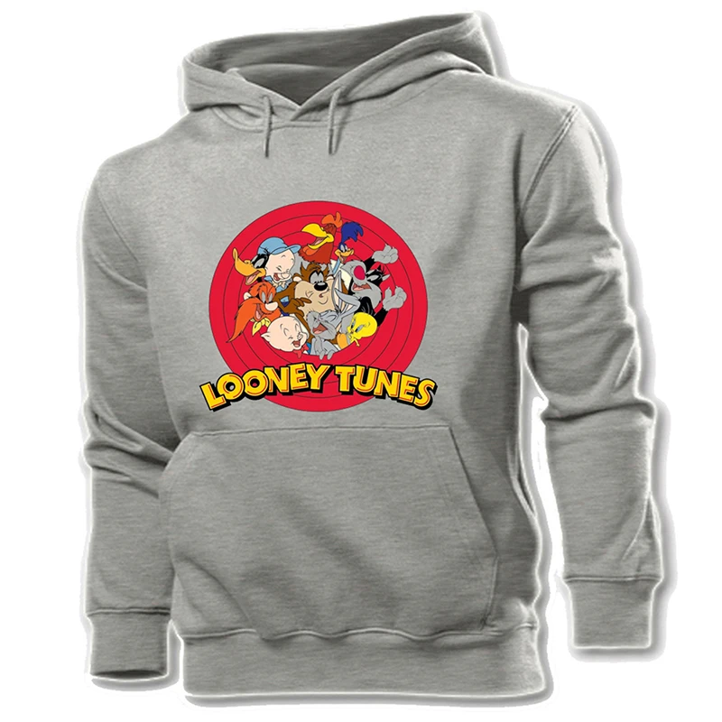  TweetyBird riding Sylvester Cat Cute Baby Looney Tunes Teen Wolf Men Graphic Hoodie Sweatshirt Stri