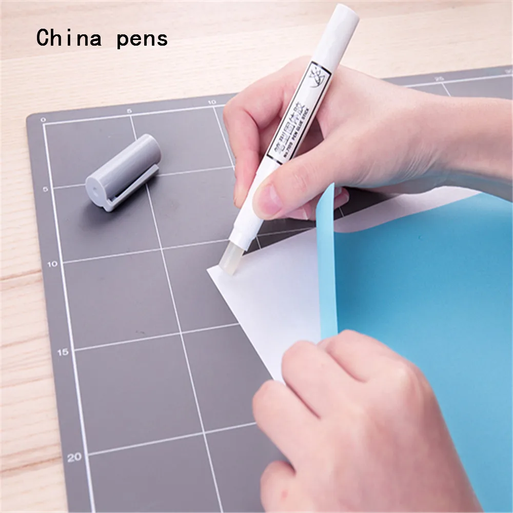 

Luxury quality 7109 set pen glue stick with spare glue for school office supply strong adhesives DIY hand work