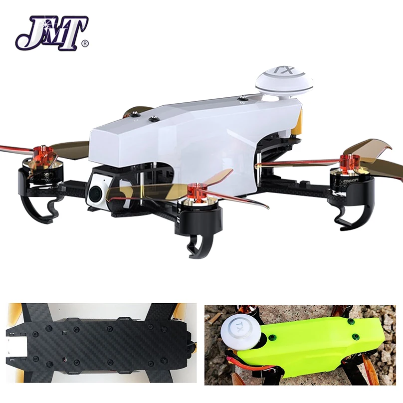 JMT 210 FPV гоночный Дрон Квадрокоптер RTF с радиолинком AT10II TX RX FPV очки 100 км/ч высокая скорость 5,8G FPV DVR 720P камера gps