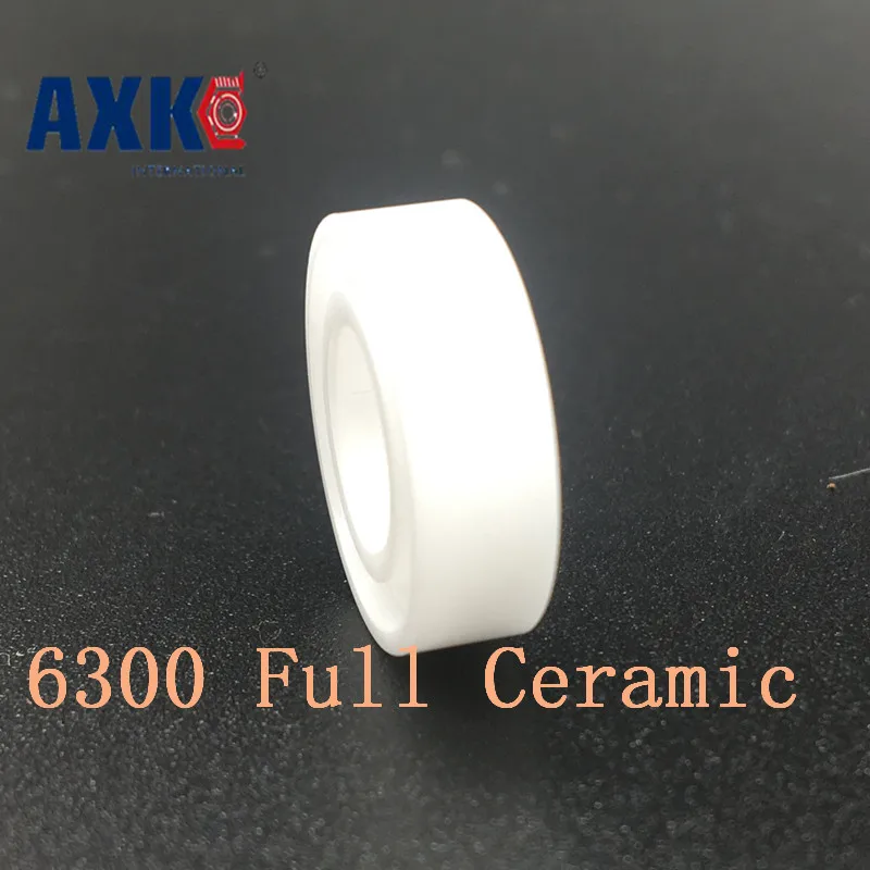 Новое поступление продвижение Axk 6300 полный Керамика подшипник(1 шт) 10*35*11 мм Zro2 Материал 6300ce все циркониевый шар подшипники