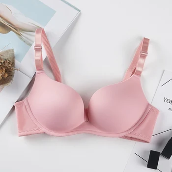 

Sexy Wire Free Female Padded Bra Women Seamless Bra Smooth Push Up Underwear Intimates Bras