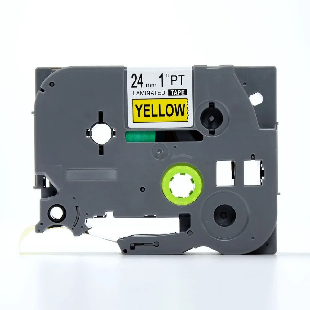 Fitas 24 Milímetros Tze651 Tze651 Impressora Compatível para o Irmão tz tz 651 Tz-651 24 mm Preto no Amarelo 10 Pcs - Imagem 3