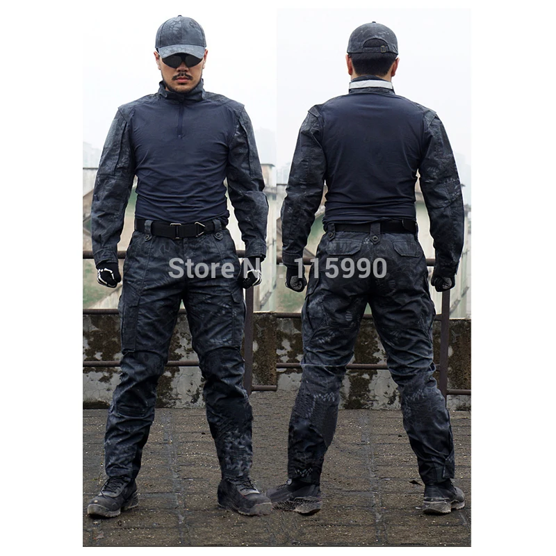 Outdoor Hunting Ghillie Suits Tactical Army Military Camouflage Suits Police Uniforms Pants Shirt Hiking Camping Trainning Set Outdoor Hunting Ghillie Suits Tactical Army Military Camouflage Suits Police Uniforms Pants Shirt Hiking Camping Trainning Set