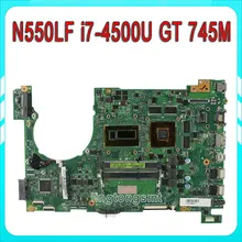 Original N550LF Laptop Motherboard for ASUS Q550LF N550LF rev3.1 Motherboard With sr170 i7 CPU PM 60NB0230-MB7110 full test