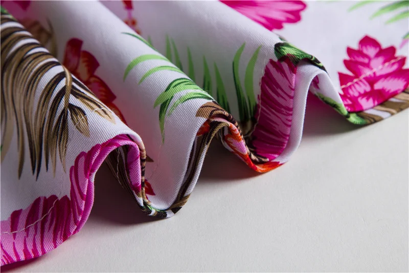 Kostlish 2017 New Summer Dress Women Floral Print Audrey Hepburn 50s 60s A-Line Vintage Dress Sleeveless Party Dresses Plus Size (109)