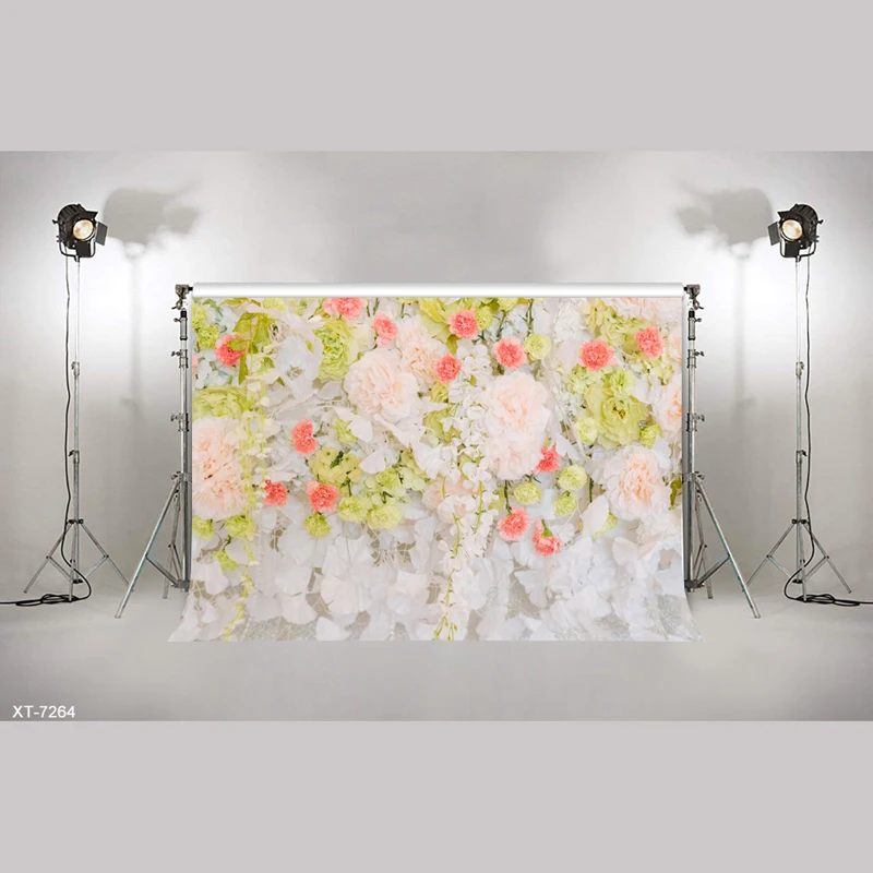 3d-фон с цветущими цветами для свадебной фотосъемки | Электроника