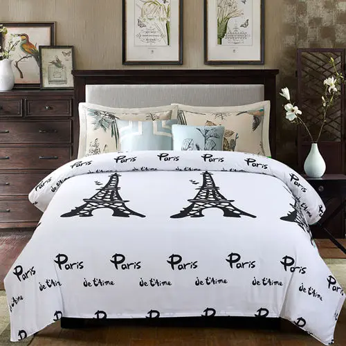 

bedding set,I love Paris style,Comforter cover quilt covere,Duvet Cover ,no quilt