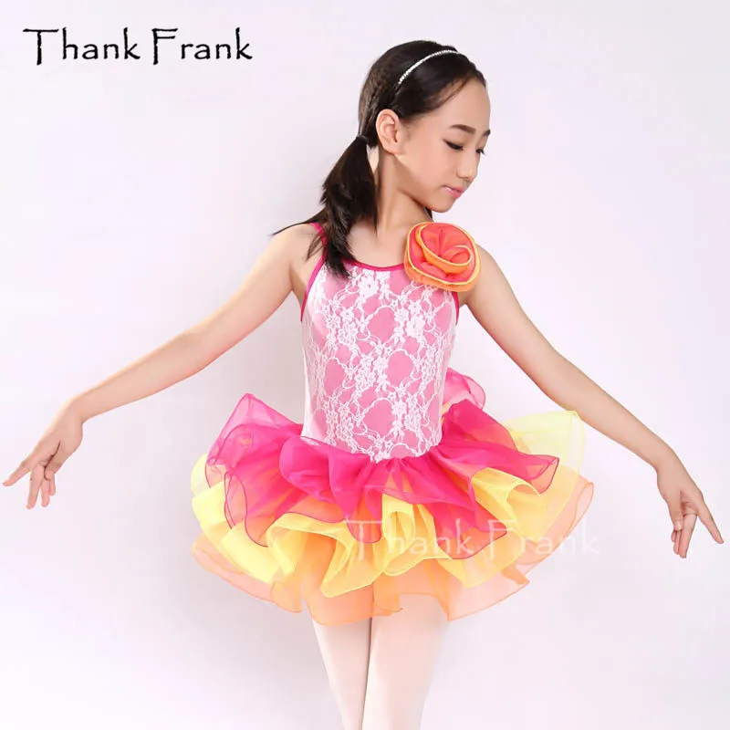 

Lace Camisole Ballet Tutu Dress Girls Adult Flower Dance Costume Thank Frank C42