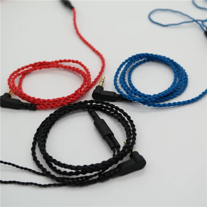 DIY custom headphone wire pluggable line TF10 0 75MM pin 2pcs