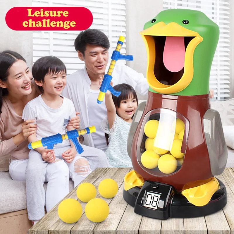 

Air Pump Shoot Electronic Scoring Dynamic Music Eva Foam Ball Funny Novel Toys For Children Toy