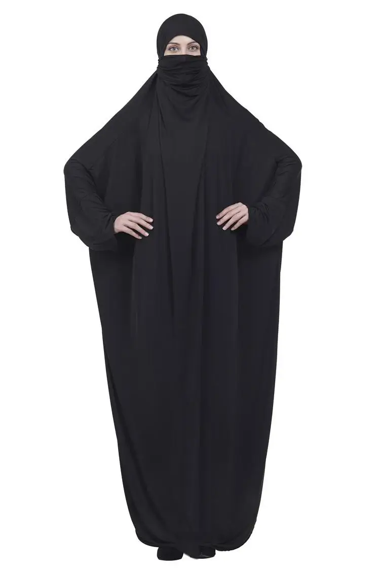 Мусульманское Khimar abaya Молитвенное платье мусульманские женщины над головой Jilbab полное покрытие кафтан арабский Бурка хиджаб вуаль Niqab с капюшоном скромные халаты