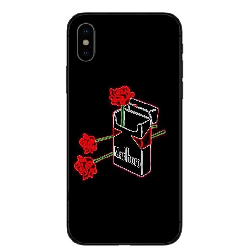 Лидер продаж чёрные жесткие чехлы для телефона POP rapper Lil Peep iPhone 6 6s 7 8 Plus 5s se X10 XR