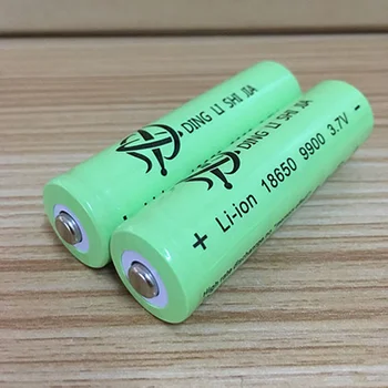 

DING LI SHI JIA XL 4pcs 18650 3.7v 9900 Li-ion battery High capacity rechargeable lithium battery mah flashlight batteries 3.7 V