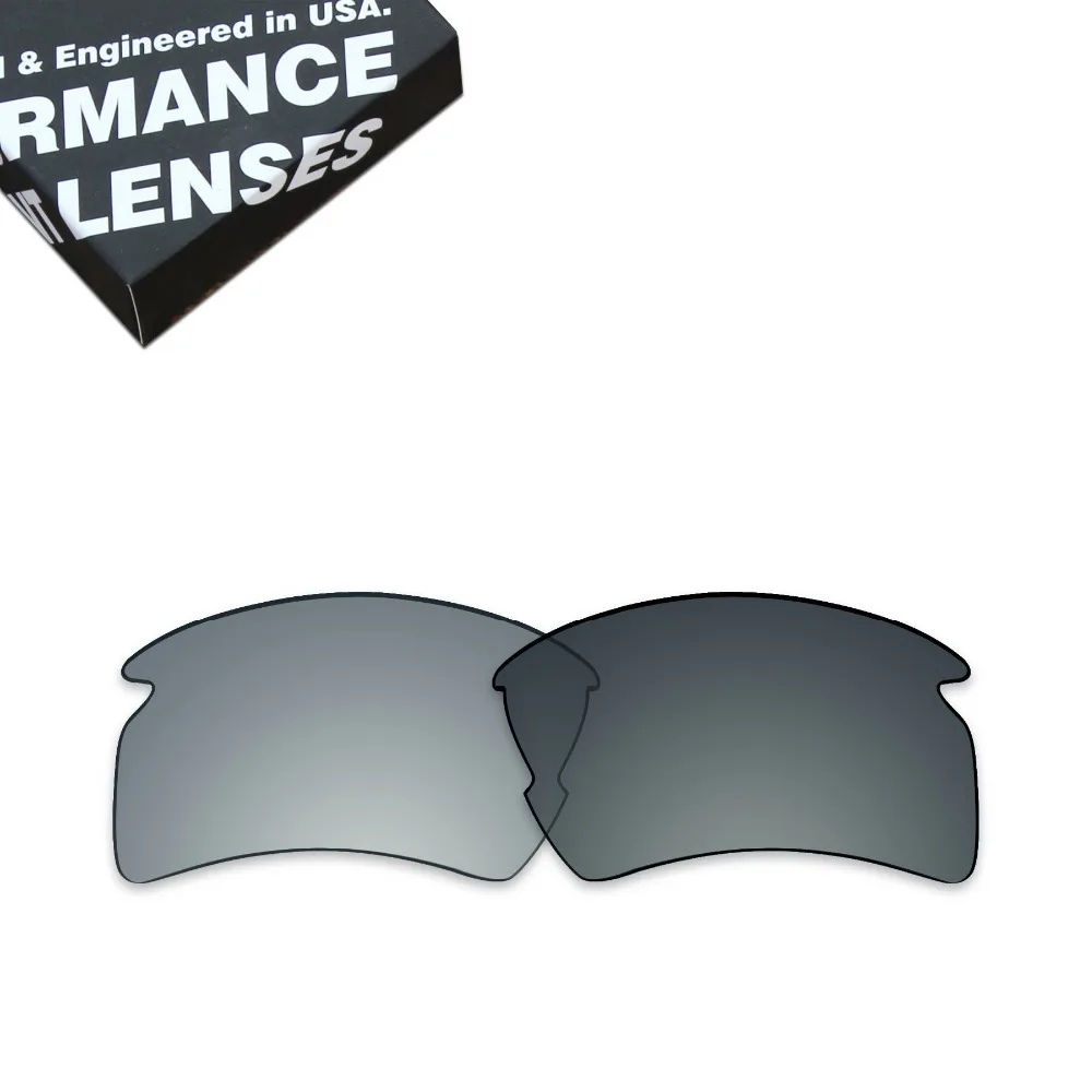 ToughAsNails Поляризованные замены линзы для Oakley Flak 2,0 XL Солнцезащитные очки фотохромные серый(объектив только