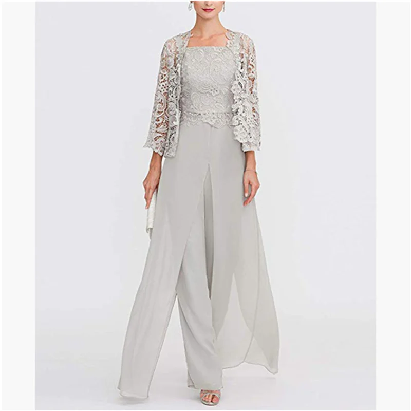plus size lace pantsuit