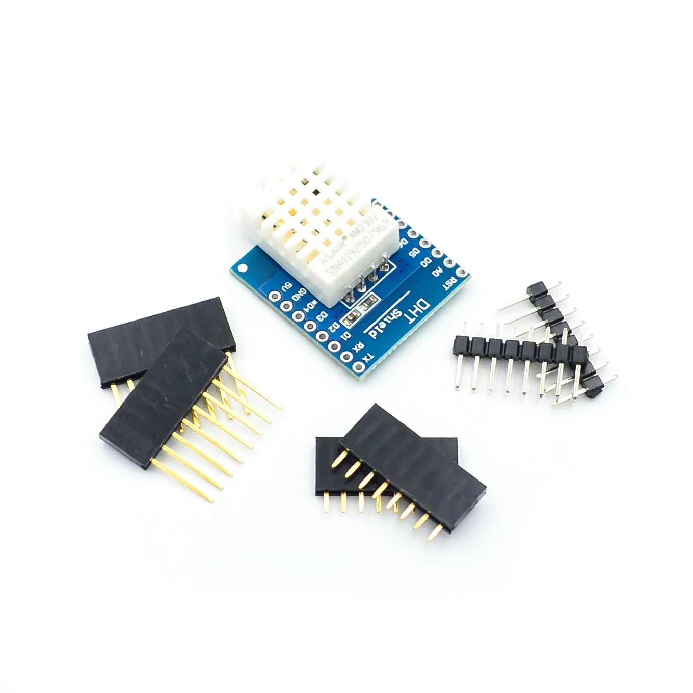 

5SETS DHT Pro Shield for D1 mini DHT22 Single-bus digital temperature and humidity sensor module sensor