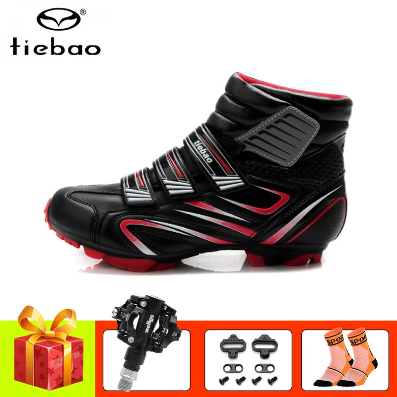 

Tiebao Winter Cycling shoes MTB sapatilha ciclismo spd pedals Self-locking mountain bike shoes zapatillas ciclismo mtb sneakers