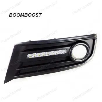 BOOMBOOST auto part Car fog lights For C/itroen C-Q/uatre 2012-2013 LED running lights super bright light BOOMBOOST auto part Car fog lights For C/itroen C-Q/uatre 2012-2013 LED running lights super bright light