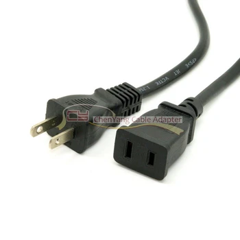 

10pcs/USA Outlet Saver Power Extension Cord Cable 2-prong 2 Outlets for NEMA 1-15P to NEMA 1-15R 50cm