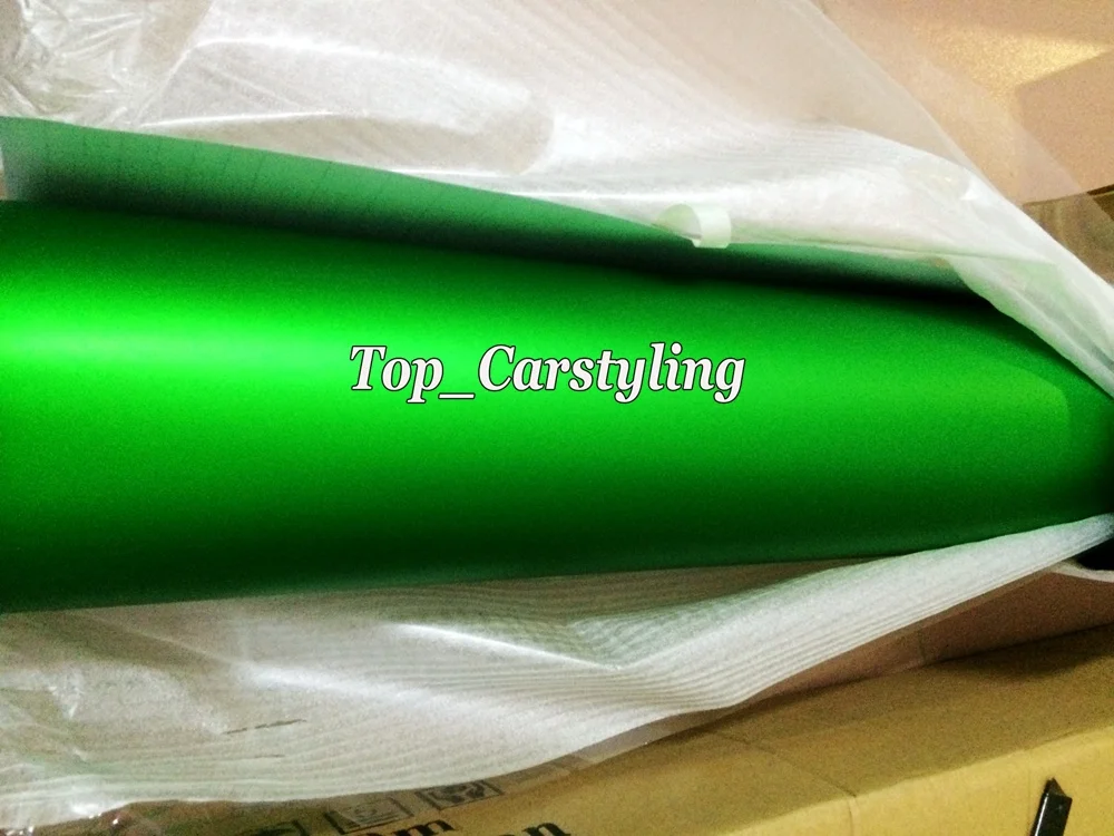 Green Matt Chrome car wrap style metallic vinyl wrap film foile (4)