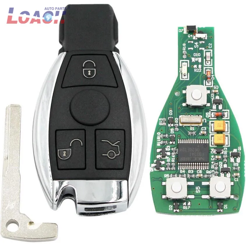 

Smart Remote Key 3 Button 315/433mhz BGA style with Chip for Mercedes-Benz 2000+