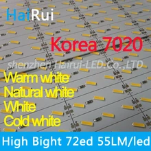 10 шт. 7020 7030 50 см супер яркий 36 светодиодный s Жесткий светодиодный светильник теплый белый/белый светильник DC 12 В под шкафами светодиодный светильник