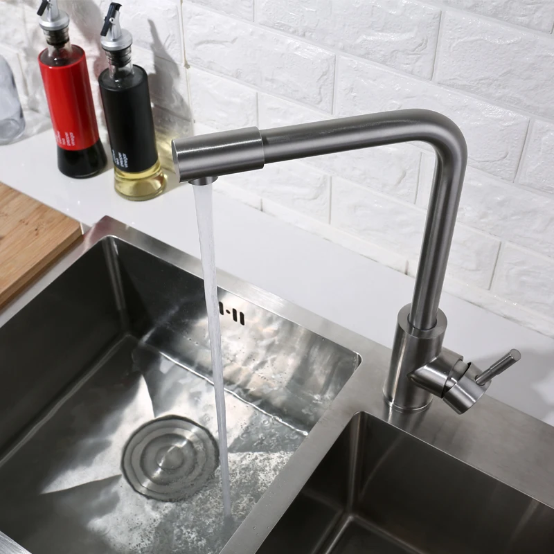 IVRICH Tall Right Angle kitchen faucet SUS304 stainless kitchen tap Horizontal Spout kitchen mixer faucet kitchen VR0410 IVRICH Tall Right Angle kitchen faucet SUS304 stainless kitchen tap Horizontal Spout kitchen mixer faucet kitchen VR0410