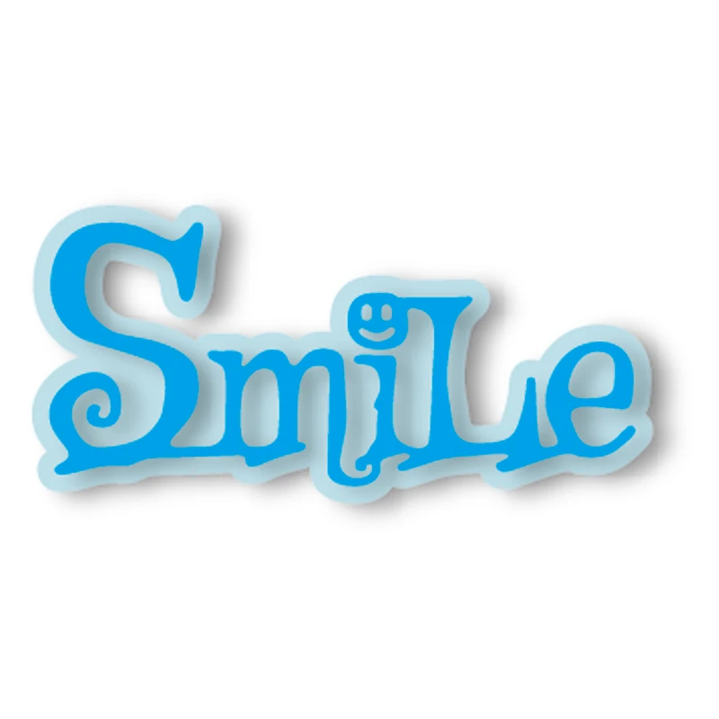 

Word,Smile Border 113*53mm Metal Cutting Dies Scrapbooking Album for DIY Photo Card Craft Embossing Die New 2019
