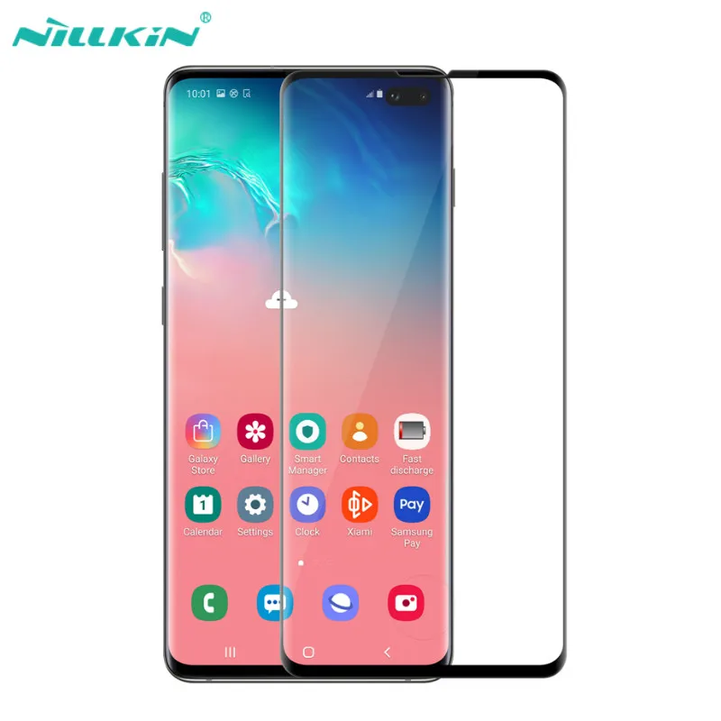 Закаленное стекло NILLKIN для Samsung Galaxy S10 Plus S10E полное покрытие 3D CP + MAX Защитная пленка