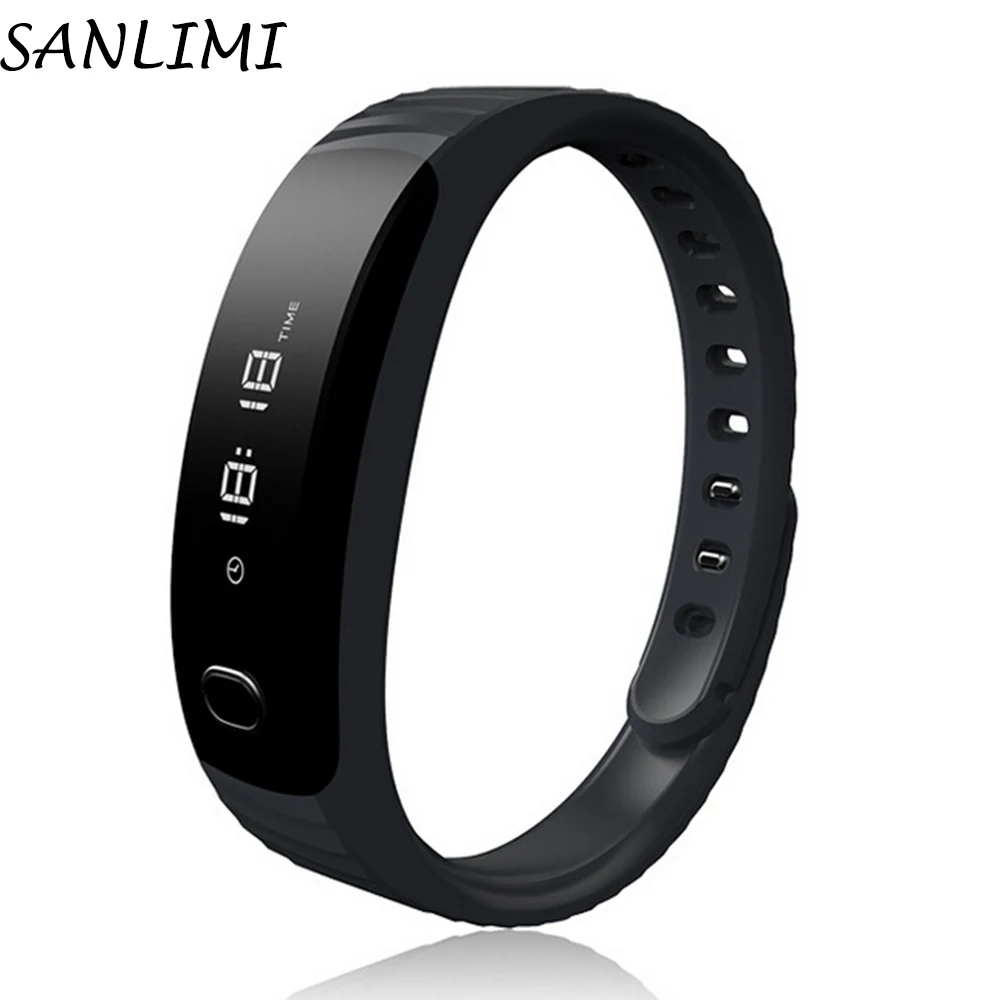 SANLIMI H8 Smart Band Bluetooth Bracelet Pedometer Fitness Tracker Smartband ANTI LOST Wristband For Android iOS
