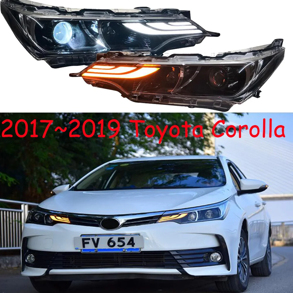 Corolla фара, HID xenon, автомобиль Стайлинг для corolla бампер лампы, дополнительно сглаз, auris, пик, altis налобный фонарь