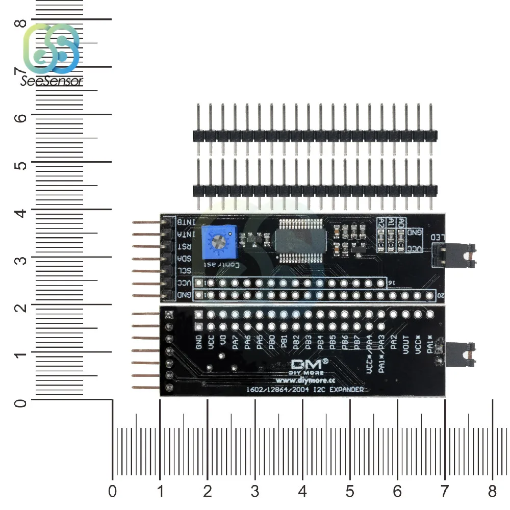 MCP23017 12864 128*64 lcd igc IIC TWI последовательный интерфейс SPI плата адаптера модуль преобразователя для Arduino 1602 2004 с контактами