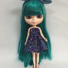 Зеленые волосы Обнаженная кукла blyth 201606
