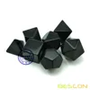 Bescon Blank Polyhedral RPG Dice Set 42pcs Artist Set, Solid Black and White Colors in Complete Set of 7, 3 Sets for Each Color 5