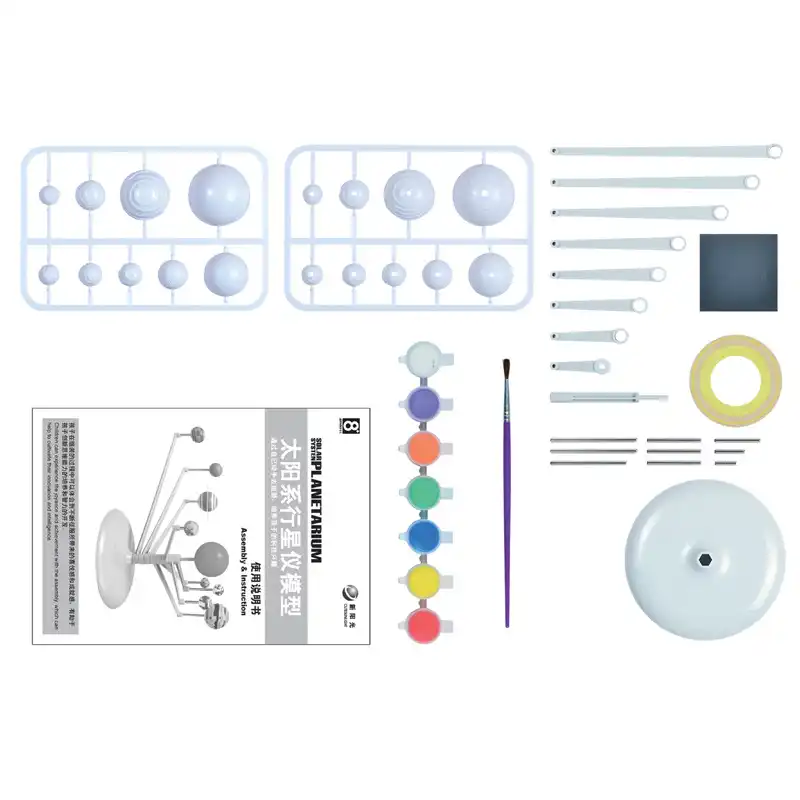 1pc Solar System Celestial Bodies Planets Planetarium Model Kits Astronomy Science Educational Toys Hot Sale Diy Kids