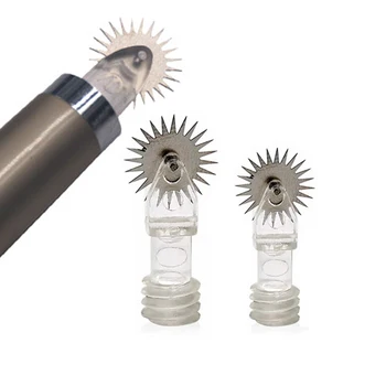

50pcs Newest Disposable Microblading Needles Roller Tattoo Eyebrow Fog Embroidery Needlesfor Permanent Makeup Micro Manual Pens