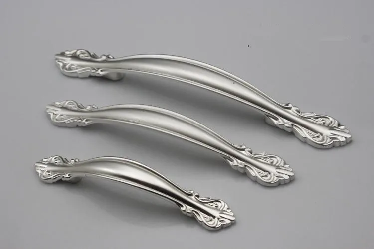 

10pcs Drawer Furniture Knob Pull Handle Use for Knob Cupboard Cabinet Drawer Silver Handle Pull